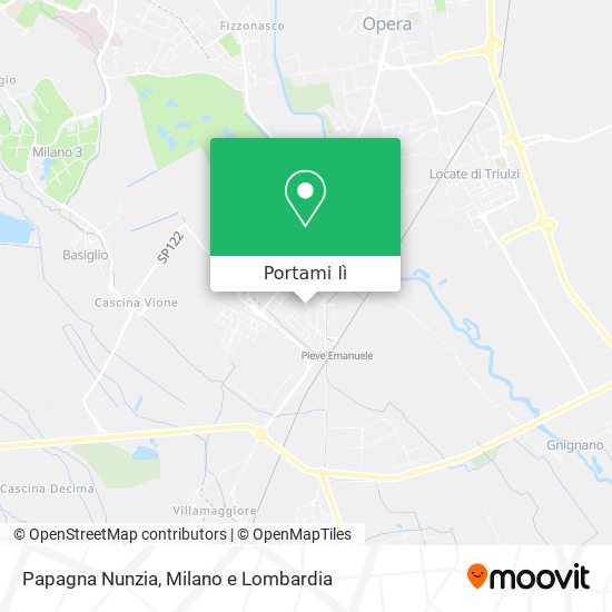 Mappa Papagna Nunzia
