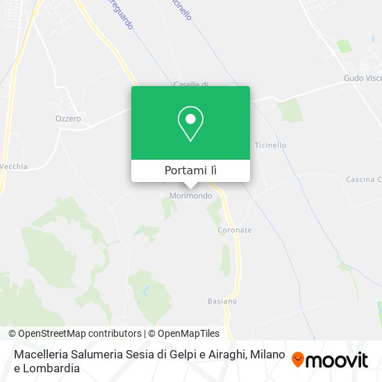 Mappa Macelleria Salumeria Sesia di Gelpi e Airaghi