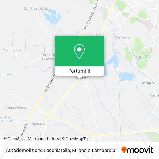 Mappa Autodemolizione Lacchiarella