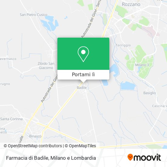 Mappa Farmacia di Badile