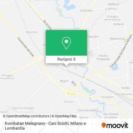 Mappa Kombatan Melegnano - Cani Sciolti