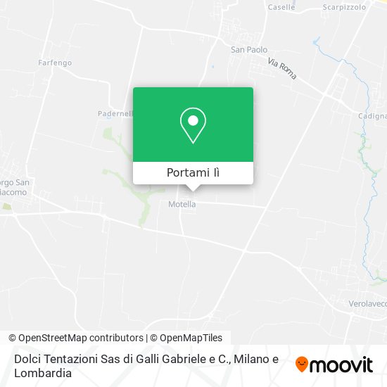 Mappa Dolci Tentazioni Sas di Galli Gabriele e C.