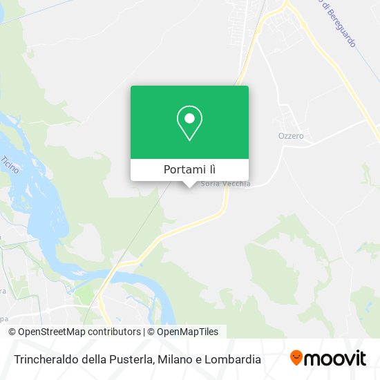 Mappa Trincheraldo della Pusterla