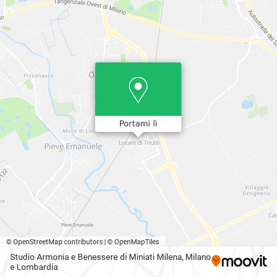 Mappa Studio Armonia e Benessere di Miniati Milena