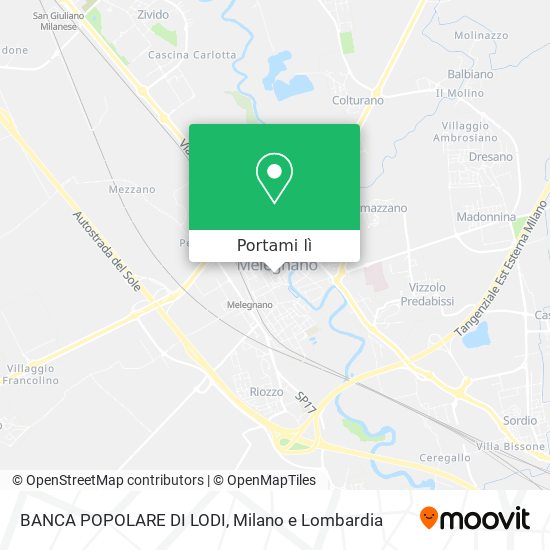 Mappa BANCA POPOLARE DI LODI