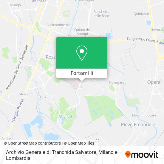 Mappa Archivio Generale di Tranchida Salvatore