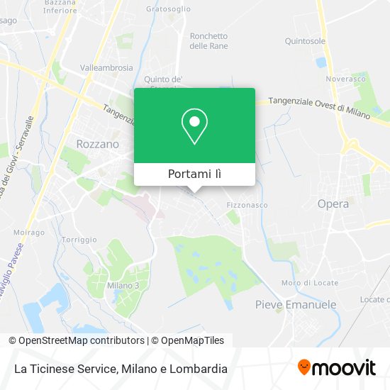Mappa La Ticinese Service