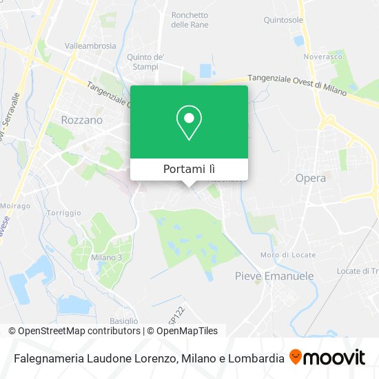 Mappa Falegnameria Laudone Lorenzo