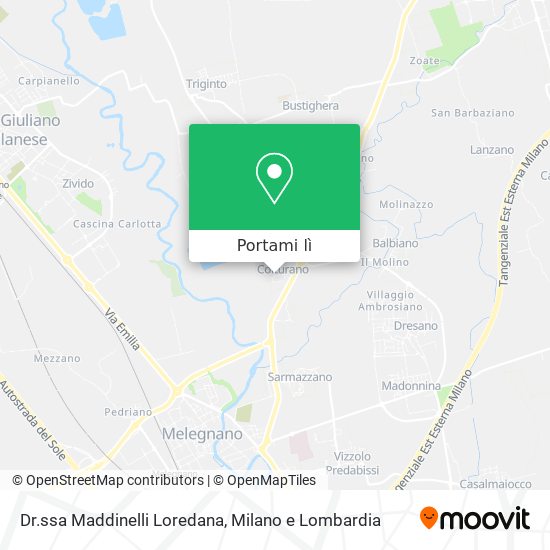 Mappa Dr.ssa Maddinelli Loredana