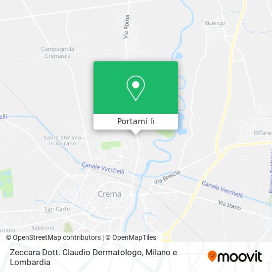 Mappa Zeccara Dott. Claudio Dermatologo