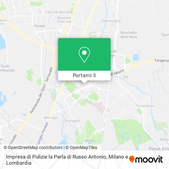 Mappa Impresa di Pulizie la Perla di Russo Antonio