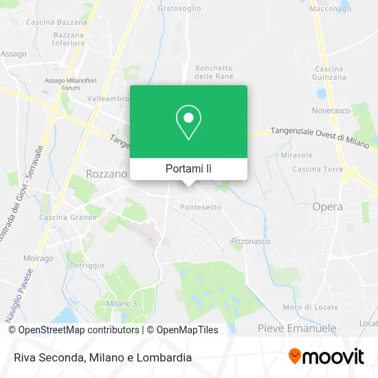 Mappa Riva Seconda