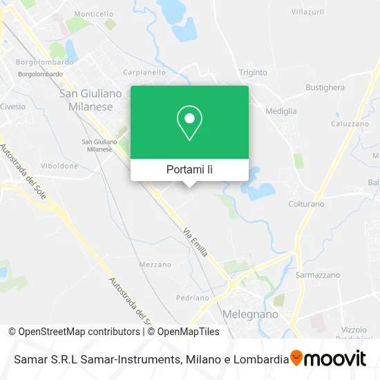 Mappa Samar S.R.L Samar-Instruments