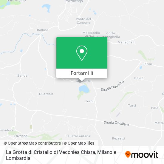 Mappa La Grotta di Cristallo di Vecchies Chiara