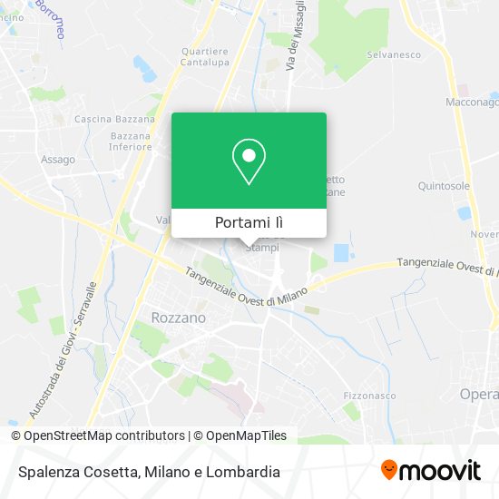 Mappa Spalenza Cosetta