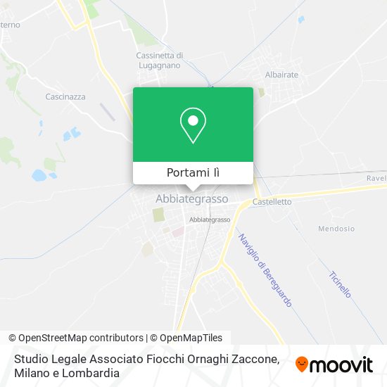 Mappa Studio Legale Associato Fiocchi Ornaghi Zaccone