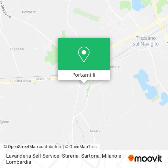 Mappa Lavanderia Self Service -Stireria- Sartoria