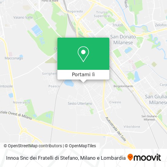 Mappa Innoa Snc dei Fratelli di Stefano