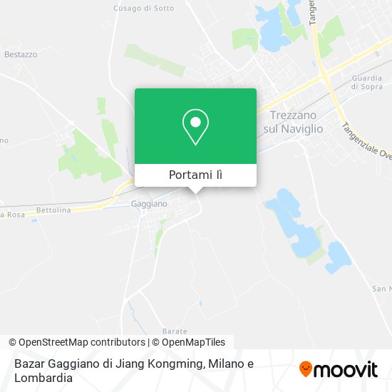 Mappa Bazar Gaggiano di Jiang Kongming