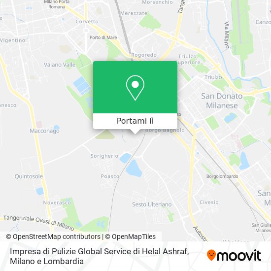 Mappa Impresa di Pulizie Global Service di Helal Ashraf