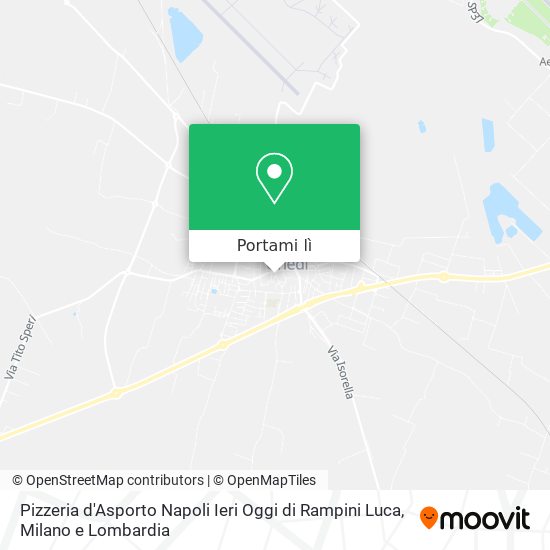 Mappa Pizzeria d'Asporto Napoli Ieri Oggi di Rampini Luca