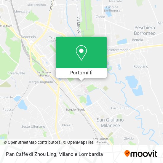 Mappa Pan Caffe di Zhou Ling