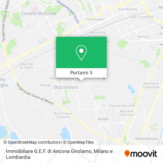 Mappa Immobiliare G.E.F. di Ancona Girolamo