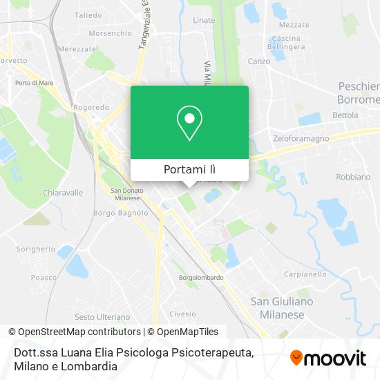Mappa Dott.ssa Luana Elia Psicologa Psicoterapeuta