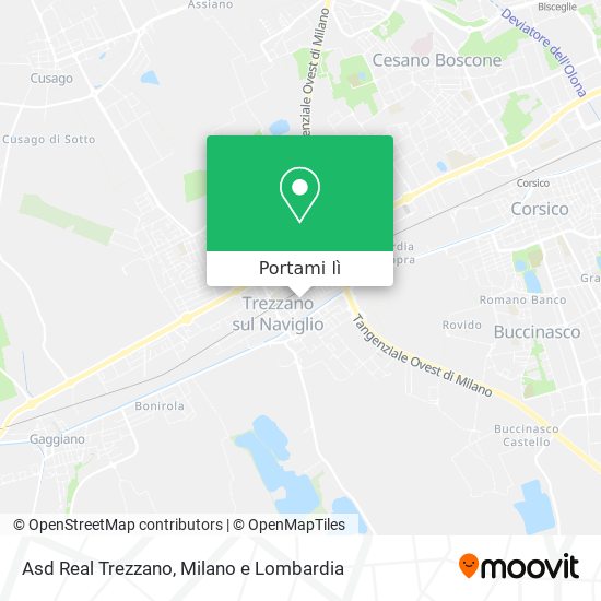 Mappa Asd Real Trezzano