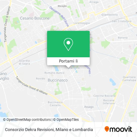 Mappa Consorzio Dekra Revisioni