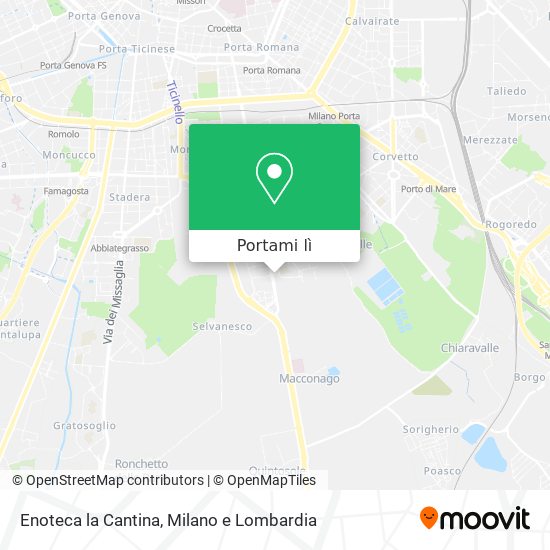 Mappa Enoteca la Cantina