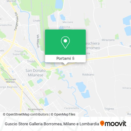 Mappa Guscio Store Galleria Borromea