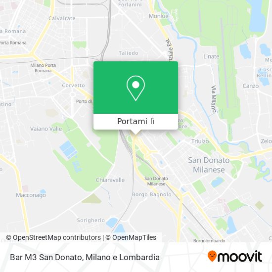 Mappa Bar M3 San Donato