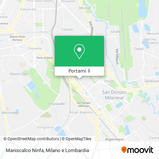 Mappa Maniscalco Ninfa