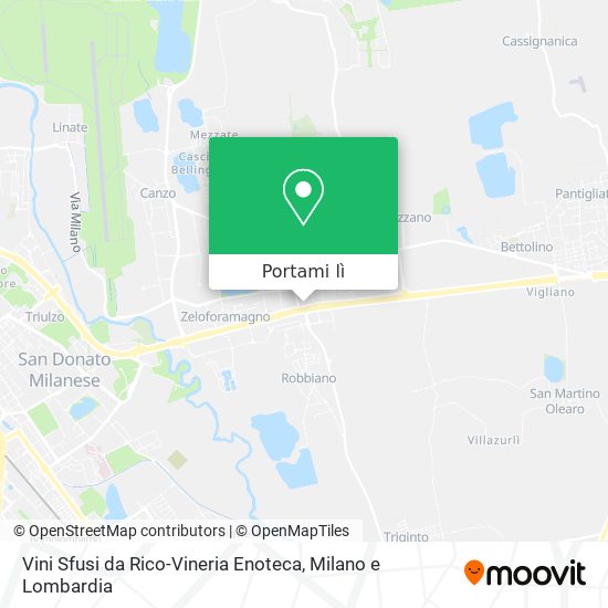 Mappa Vini Sfusi da Rico-Vineria Enoteca
