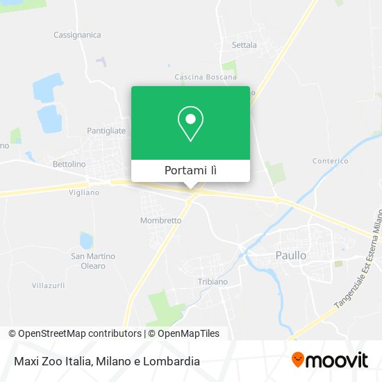 Mappa Maxi Zoo Italia