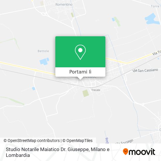 Mappa Studio Notarile Maiatico Dr. Giuseppe