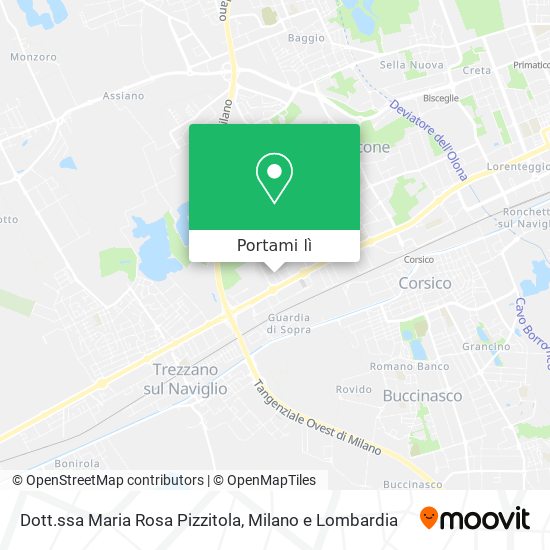 Mappa Dott.ssa Maria Rosa Pizzitola