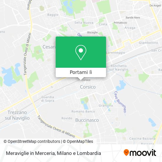 Mappa Meraviglie in Merceria