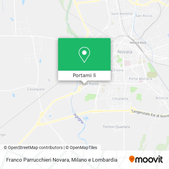 Mappa Franco Parrucchieri Novara