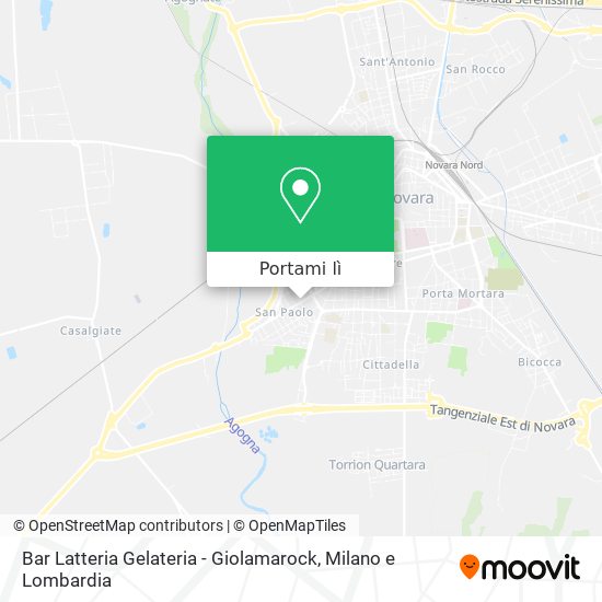 Mappa Bar Latteria Gelateria - Giolamarock