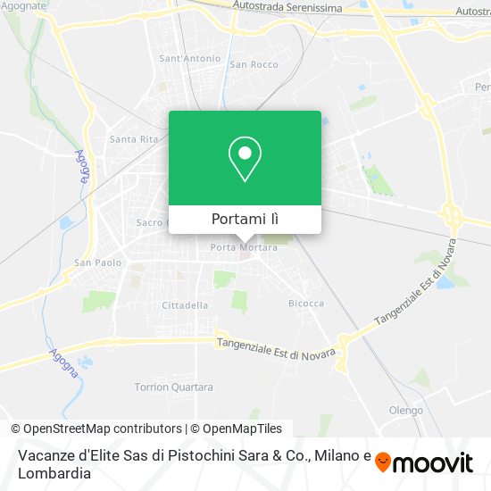 Mappa Vacanze d'Elite Sas di Pistochini Sara & Co.