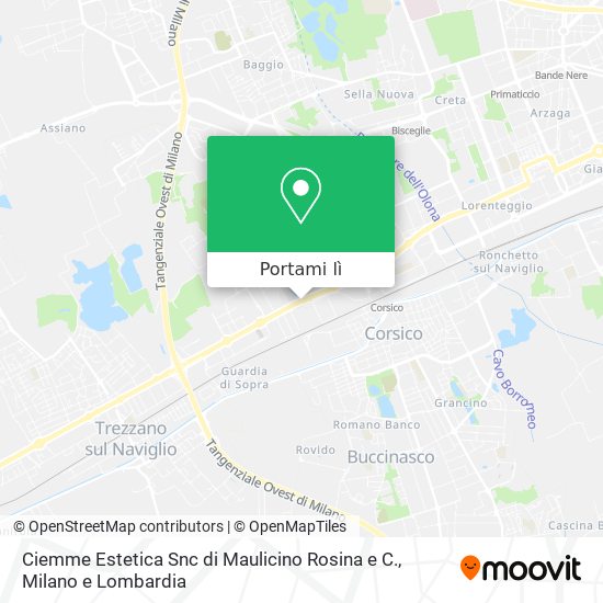 Mappa Ciemme Estetica Snc di Maulicino Rosina e C.