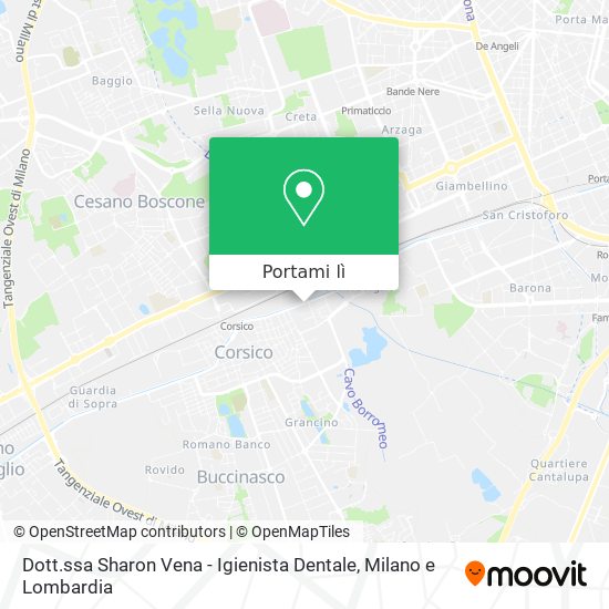 Mappa Dott.ssa Sharon Vena - Igienista Dentale