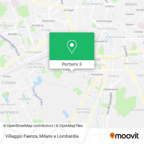 Mappa Villaggio Faenza