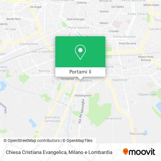 Mappa Chiesa Cristiana Evangelica