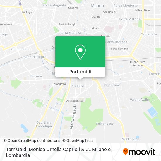 Mappa Tam'Up di Monica Ornella Caprioli & C.