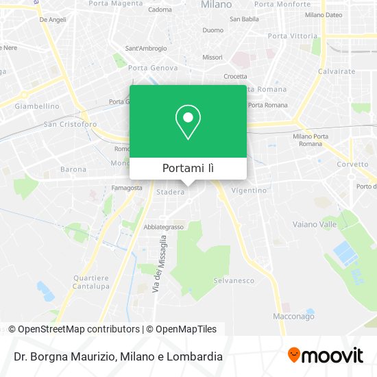 Mappa Dr. Borgna Maurizio