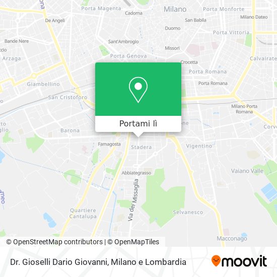 Mappa Dr. Gioselli Dario Giovanni