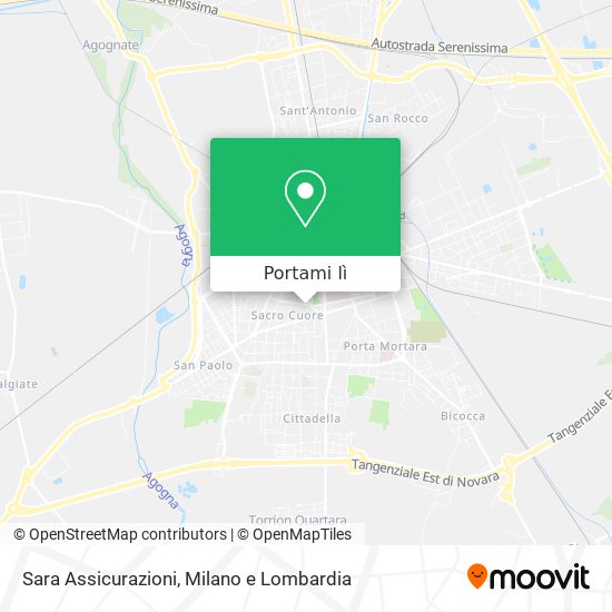 Mappa Sara Assicurazioni